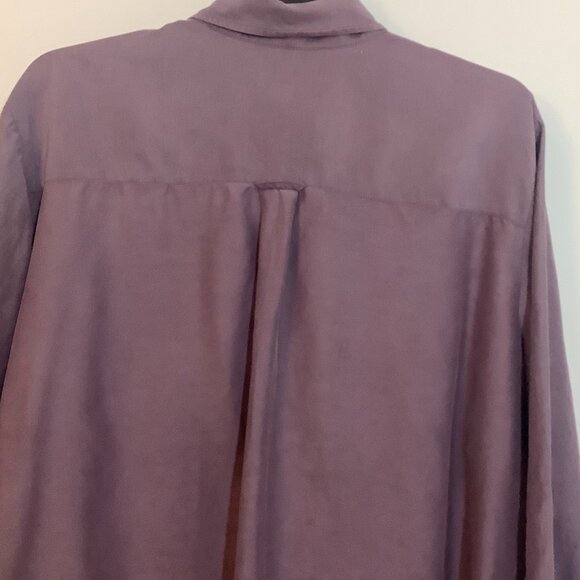J.Jill Tunic Top Eggplant Color 4 X Long Sleeve - Picture 6 of 10